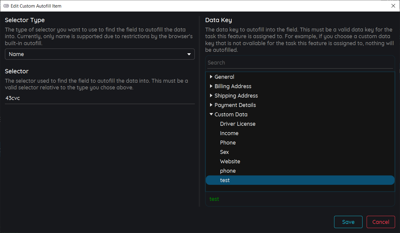 TabSentry Features Configs Custom Autofill AYCD